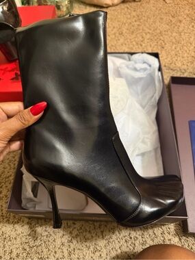Visionary Toe Mid Calf Boots